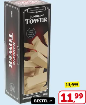 Aanbieding: Jumbling tower