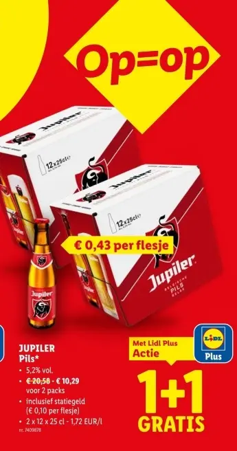 Promotie: Jupiler Pils