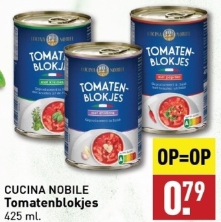 Aanbieding: CUCINA NOBILE Tomatenblokjes