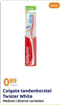 Aanbieding: Colgate tandenborstel Twister White