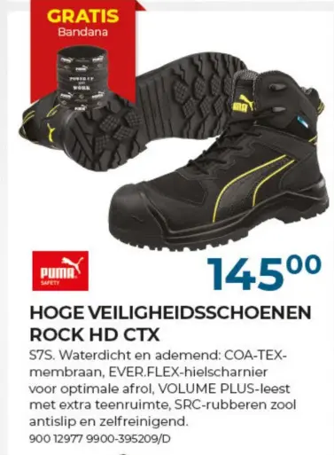 Promotie: Hoge veiligheidsschoenen rock hd ctx