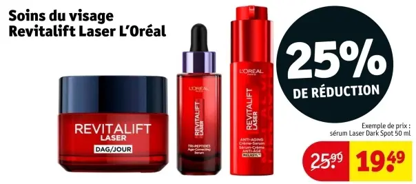 Offre: Soins du visage Revitalift Laser