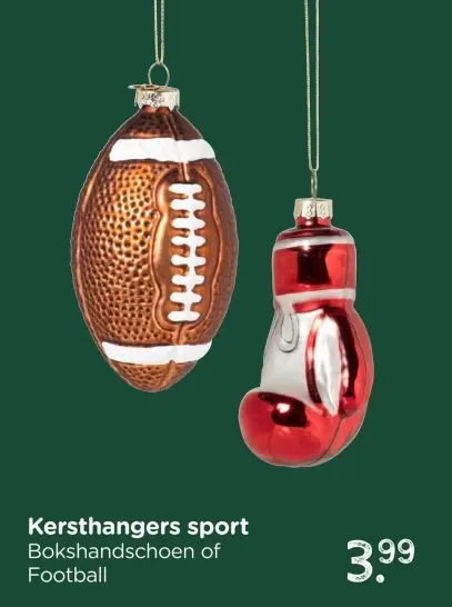 Aanbieding: Kersthangers sport