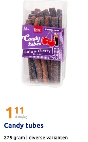 Aanbieding: Candy tubes
