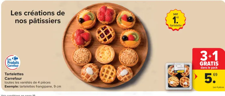 Offre: Tartelettes