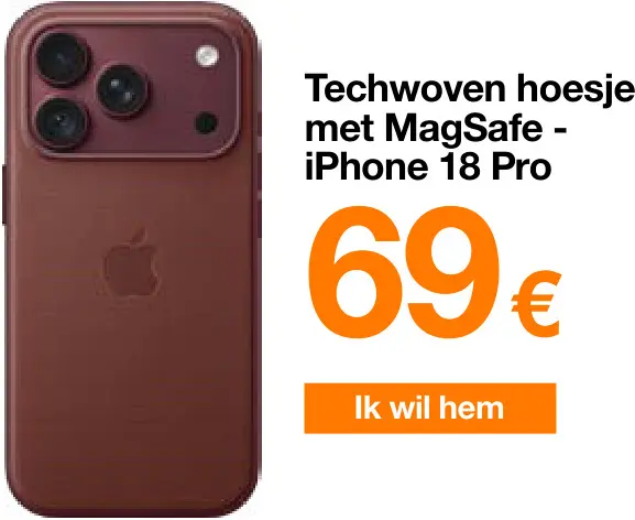 Promotie: Techwoven hoesje met MagSafe - iPhone 18 Pro