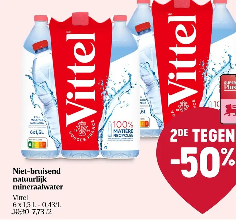 Promotie: Niet-bruisend natuurlijk mineraalwater