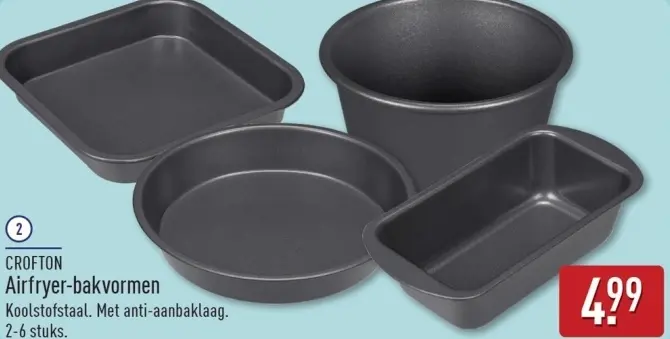 Aanbieding: Airfryer-bakvormen