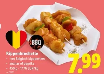 Promotie: Kippenbrochette