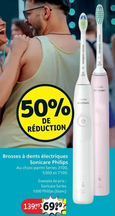 Offre: Brosses à dents électriques Sonicare