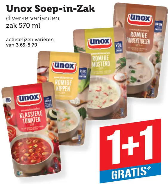 Aanbieding: Soep-in-Zak