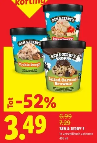 Aanbieding: Ben & Jerry's