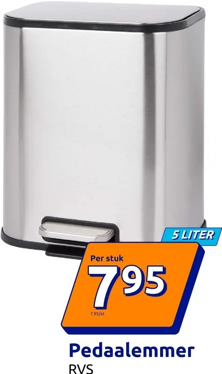 Promotie: Pedaalemmer RVS