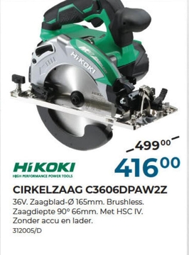 Aanbieding: CIRKELZAAG C3606DPAW2Z