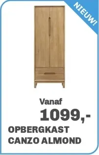 Aanbieding: Opbergkast CANZO almond