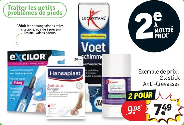 Offre: Traiter les petits problèmes de pieds
