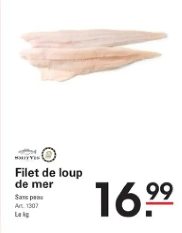 Offre: Filet de loup de mer