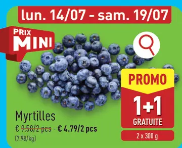Offre: Myrtilles