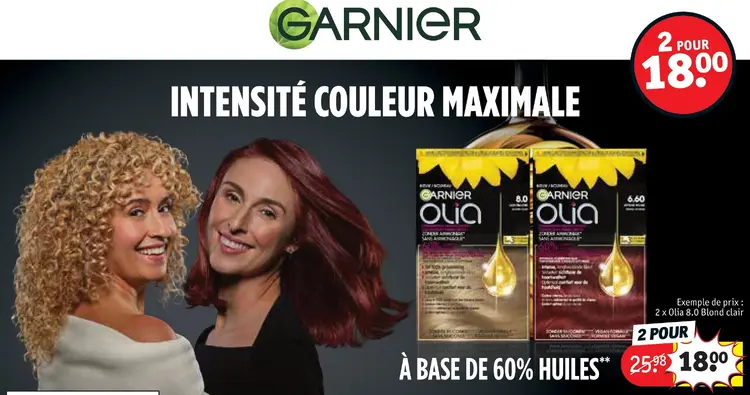Offre: Intensité couleur maximale