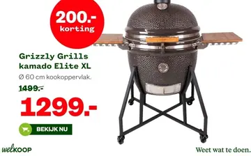 Aanbieding: Grizzly Grills kamado Elite XL