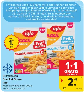 Aanbieding: Frit'express Snack & Share