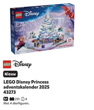 Aanbieding: LEGO Disney Princess adventskalender 2025