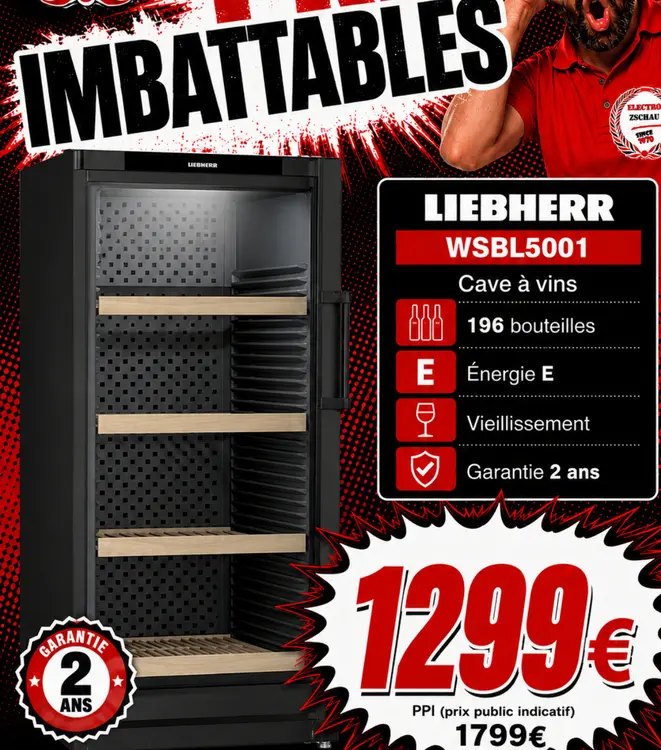 Offre: Cave à vins WSBL5001