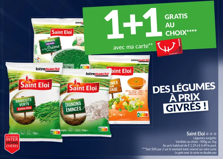 Offre: Légumes surgelés