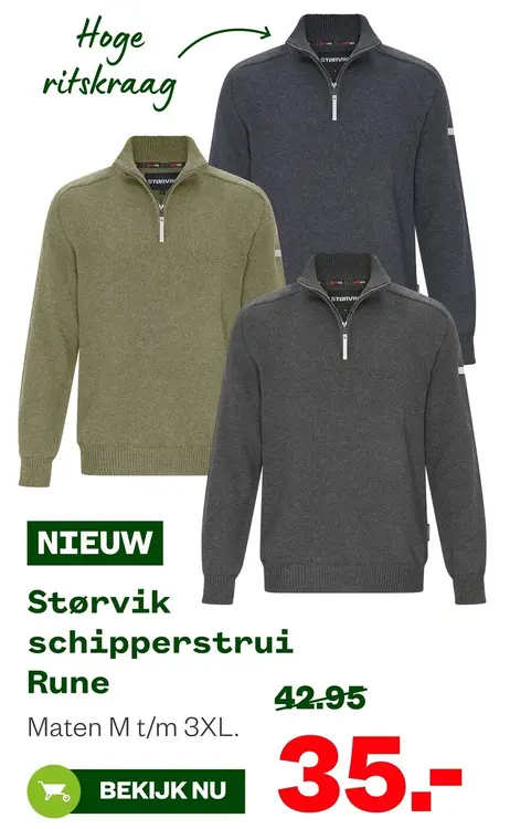 Aanbieding: Størvik schipperstrui Rune