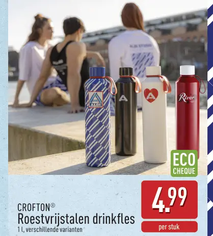 Promotie: Roestvrijstalen drinkfles