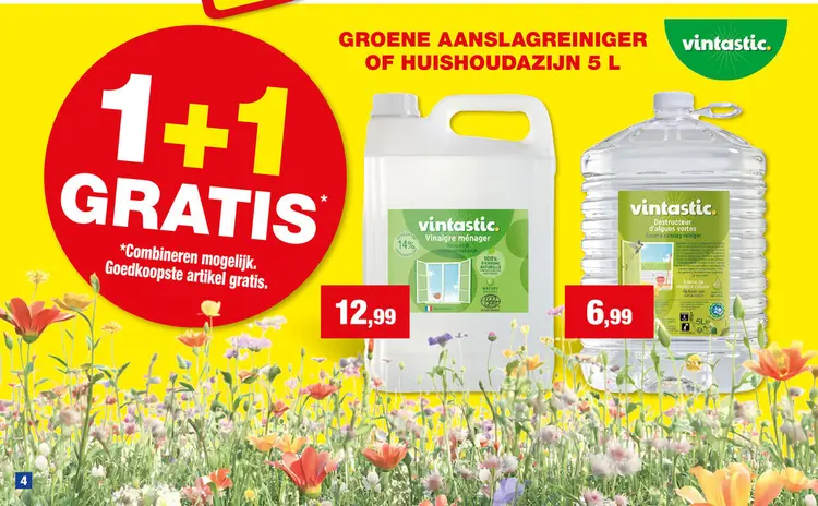 Promotie: Groene aanslagreiniger of huishoudazijn