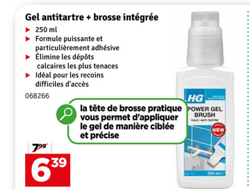 Offre: Gel antitartre + brosse intégrée