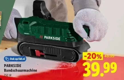 Aanbieding: Bandschuurmachine