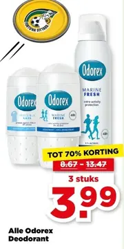 Aanbieding: Alle Odorex Deodorant