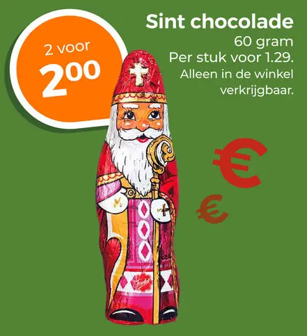 Aanbieding: Sint chocolade