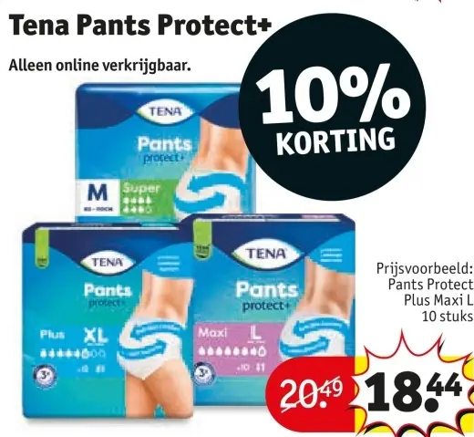Aanbieding: Tena Pants Protect+