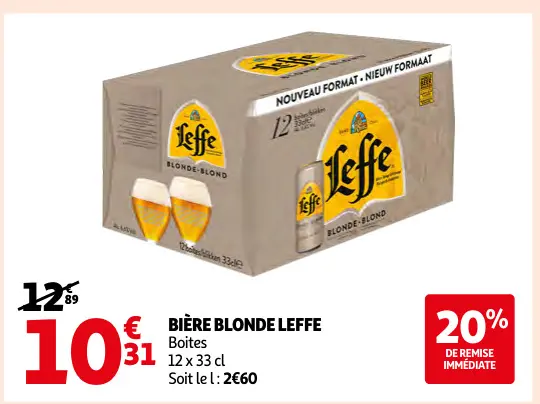 Promotie: Bière blonde Leffe