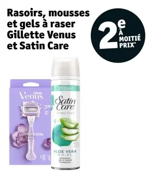 Offre: Rasoirs, mousses et gels à raser