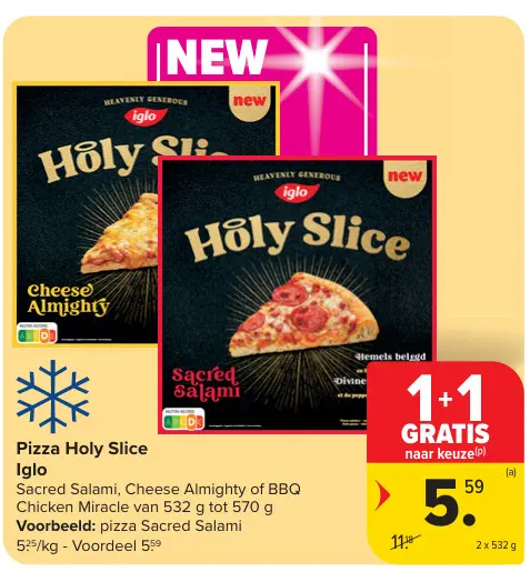 Promotie: Pizza Holy Slice