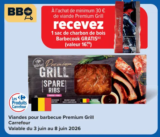 Offre: Viandes pour barbecue Premium Grill