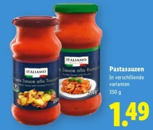 Aanbieding: Pastasauzen