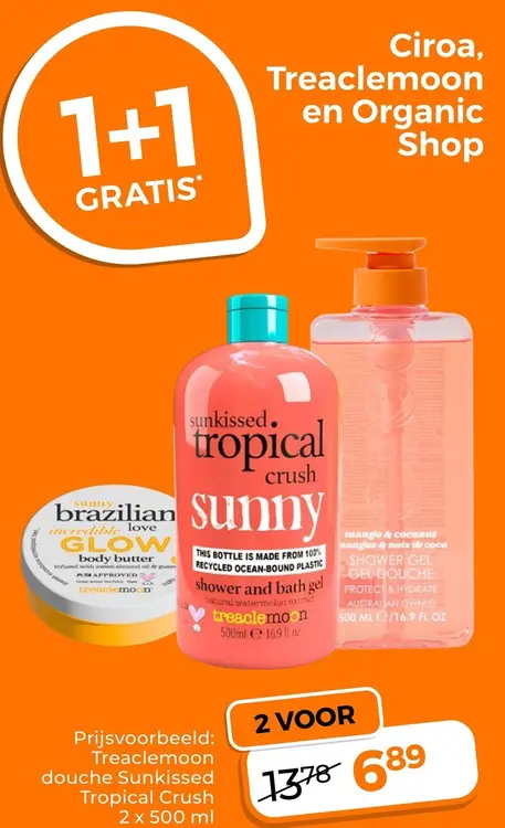 Aanbieding: Ciroa, Treaclemoon en Organic Shop