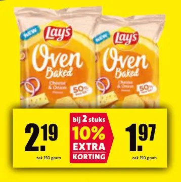 Aanbieding: Oven Baked Cheese & Onion