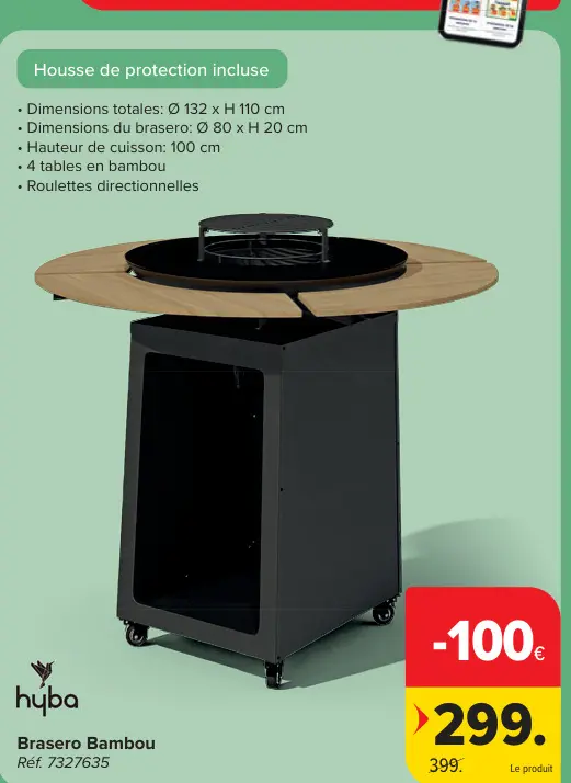 Offre: Brasero Bambou