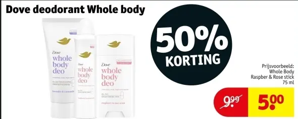 Aanbieding: deodorant Whole body