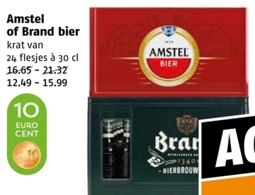 Aanbieding: Amstel of Brand bier