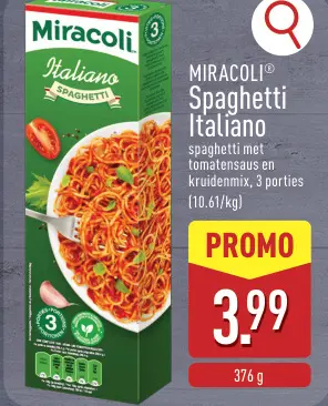 Promotie: Spaghetti Italiano