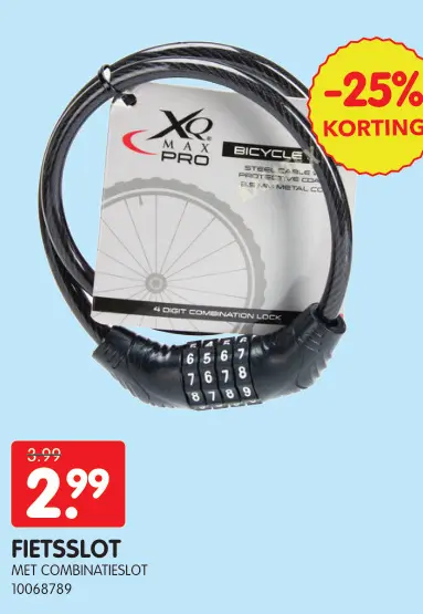 Promotie: Fietsslot