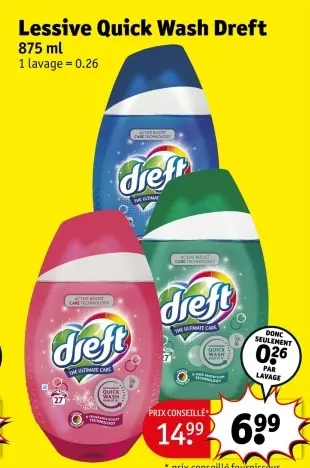 Offre: Lessive Quick Wash