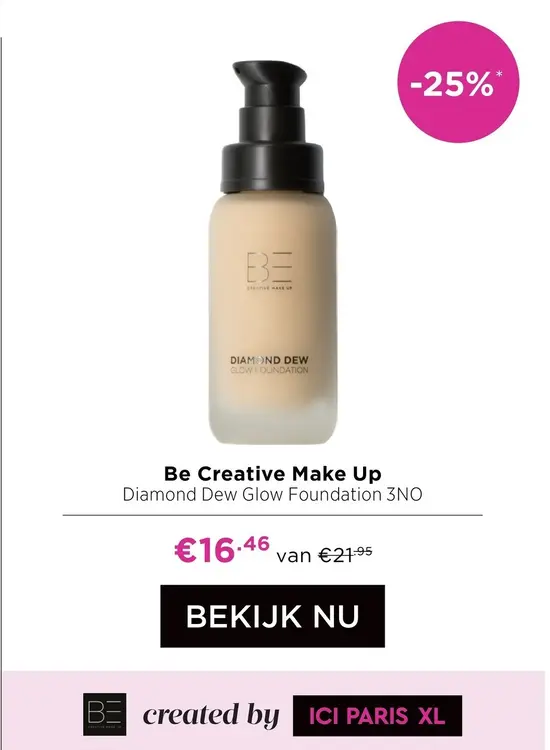 Aanbieding: Diamond Dew Glow Foundation 3NO
